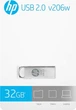 Флеш-память USB HP V206W 32GB Silver - изображение 5