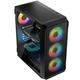 Корпус LogicConcept PORTOS MESH+GLASS ARGB fans 4x120mm BLACK без БЖ ATX - изображение 3