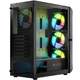 Корпус LogicConcept PORTOS MESH+GLASS ARGB fans 4x120mm BLACK без БЖ ATX - изображение 4