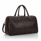 Дорожная кожаная сумка саквояж Virginia Conti 01289_f Коричневая 52 x 27 x 20 см - изображение 2