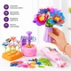 Дитячий набір для творчості DIY Bouquet Making для створення квітів своїми руками з пресом підставками і вазочкою (9857083) - зображення 2