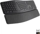 Клавіатура бездротова Logitech ERGO K860 Bluetooth/Wireless UA Black (920-010108) - зображення 1