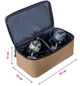 Чохол для 2-х котушок World4Carp REEL BOX 2 Coyote - зображення 3
