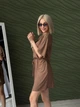 Літня сукня з поясом Fashion 50/528 капучіно - зображення 2