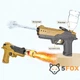 Водяний пістолет електричний акумуляторний Water Gun з підсвічуванням глушника та автоматичним принципом роботи - зображення 11