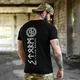 Потоотводная футболка Born of War с принтом Viking Brano черная размер XL - изображение 4