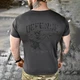 Потоотводная футболка Born of War с принтом Defense серая размер XL - изображение 8