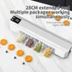 Вакуумний пакувальник пакетів Vacuum Sealer / Автоматичний побутовий вакууматор з пакетами, вакуумайзер для пакування та зберігання їжі G5878 - зображення 4