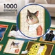 Пазл ORNER «Кошачий музей» A4 1000 элементов - изображение 15