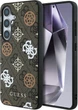Etui Guess 4G Printed Colored Peony Pattern MagSafe do Samsung Galaxy S25 Brown (GUHMS25SP4PWPW) - obraz 1