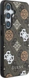 Etui Guess 4G Printed Colored Peony Pattern MagSafe do Samsung Galaxy S25 Brown (GUHMS25SP4PWPW) - obraz 4
