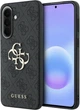 Etui Guess Leather 4G Metal Logo do Samsung Galaxy A57 Black (GUHCSA574GMGGR) - obraz 1