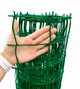 Сетка-ограждение «Клевер» 85×95 мм 50 см × 5 м — пластиковая сетка для декоративного ограждения, светло-зеленая - изображение 2