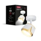 Світильник точковий накладний поворотний без лампи MAXUS Spot Flora Base GX53 White Golden - зображення 1