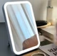Дорожня косметичка-кейс LD-20 Чорна з LED-дзеркалом і підсвіткою (3 режими світла) Органайзер для косметики та пензлів - зображення 2