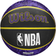 Мяч баскетбольный Wilson NBA Team TieDye BSKT LA Lakers SI Size 7 в подарочной коробке + насос (WZ4007803XP) - изображение 2