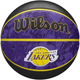 Мяч баскетбольный Wilson NBA Team TieDye BSKT LA Lakers SI Size 7 в подарочной коробке + насос (WZ4007803XP) - изображение 3