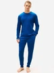 Пижамный лонгслив мужской больших размеров хлопковый Tommy Hilfiger 555484427 XXL Синий (1160348262) - изображение 3