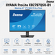 Монитор 27" IIYAMA ProLite XB2797QSU-B1 IPS 2560x1440 75 Гц 350 кд/м² колонки 2x2 Вт USB-C Matte Black - изображение 2