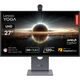 Монітор ігровий з вебкамерою 26.5" Lenovo Yoga Pro 27UD-10 QD-OLED 3840x2160 120 Гц 250 кд/м² колонки 4x7 Вт 2x3 Вт USB-C Thunder Gray (67E5RAC2UA) - зображення 1
