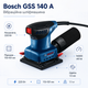 Шліфувальна машина Bosch Professional GSS 140 A 14000 об/хв діаметр орбіти 1.5 мм Синій (06012A8021) - зображення 2