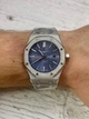 Наручные часы в стиле Audemars Piguet Royal Oak Frosted Ice Blue Dial 41 mm - изображение 6