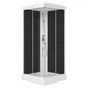 Душовий бокс Lidz Kubis SB90x90.SAT.LOW.GR, скло тоноване 4 мм - зображення 1