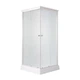 Душевой бокс Lidz Kubis SB90x90.SAT.LOW.FR, стекло Frost 4 мм - изображение 1