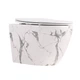 Унитаз подвесной Qtap Robin Ultra Quiet 520×365×340 мм, Marble, с сиденьем Slim Duroplast / Soft-close / Quick Release QTROB26MR48998 - изображение 1