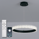 Люстра светодиодная подвесная Luminaria ERIKA 65W R485 Black с пультом - изображение 1