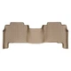Коврики в салон WeatherTech Toyota Land Cruiser 200 2008- LX 570 с бортиком бежевые, задние 451572 - изображение 1