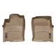 Коврики в салон WeatherTech Toyota Land Cruiser Prado 150 2009-2013 с бортиком бежевые, передние 452861 - изображение 1