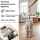 Комплект для прибирання RZTK Flat Mop 2 + 1 додаткова насадка мікрофібра - зображення 4
