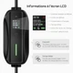 Зарядное устройство для автомобиля deAccessories deDM2C11BX с дисплеем / 11 кВт / 7 м / 6-16 A /Black Б/В k1 - изображение 2