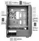 Корпус Mars Gaming MC-PRO2 Tower / без БЖ / Чорний (102078799) - зображення 5