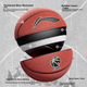 Баскетбольний м'яч LI-NING № 7 CBA, офіційний, для дорослих, дітей, молоді, для приміщень та відкритих майданчиків, для професійних тренувань, розмір 7 - изображение 5