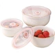 Набір посуду Shunxiang керамічний з кришкою, для мікрохвильової печі, ланч-бокс - зображення 2