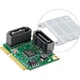 EB-LINK MiniPCIe to SATA 3.0 Expansion Card, 2 Ports, 6Gbps Mini PCI-E Internal SSD Adapter Card, Can Can Use As System Disk - изображение 1