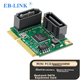 EB-LINK MiniPCIe to SATA 3.0 Expansion Card, 2 Ports, 6Gbps Mini PCI-E Internal SSD Adapter Card, Can Can Use As System Disk - изображение 4
