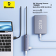 Универсальный USB 3.0-концентратор Baseus, док-станция, зарядное устройство, разветвитель, адаптер-конвертер для ноутбуков Huawei и Lenovo с разъемом Type-C, длина кабеля 0,5 метра. - изображение 6