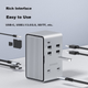 Hagibis Audio Expansion Dock, настольный концентратор расширения, многопортовый USB-адаптер, корпус для жесткого диска Type-C, совместимость с M.2 Thunderbolt 4, подходит для компьютеров Apple и ноутбуков Mac, преобразователь сетевых портов. - изображение 10
