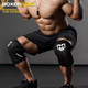 Наколенник GINGPAI SPORT для приседаний и силовых тренировок, черный, размер M - изображение 5