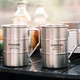 Пивная кружка YOSHIKAWA Outdoor в японском стиле, импортная, из нержавеющей стали, в американском стиле, однослойная, 400 мл. - изображение 5
