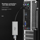 Мережевий адаптер aigo R01 USB – Ethernet RJ45 100 Мбіт/с, металевий - зображення 6