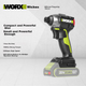 Бесщеточная мини-электрическая отвертка WORX 20 В WU292DS.9 (без аккумулятора), литиевая аккумуляторная ручная дрель, электрическая отвертка - изображение 4