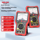 DELIXI ELECTRIC Аналоговый мультиметр, высокоточный, интеллектуальная защита от ожогов, для домашнего и электрического использования, проверка целостности электрической цепи, DEM45 - изображение 4