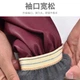 Кожаный фартук Yuanmian, водонепроницаемый и маслостойкий, с длинными рукавами, очень большой и плотный, устойчив к слабым кислотам и щелочам, рабочая одежда унисекс для ношения наизнанку, черный, 120 см. - изображение 7