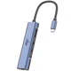 Адаптер Ethernet Aigo Type-C на RJ45, дротова мережева карта 100 Мбіт/с, конвертер мережевого кабелю, док-станція для ноутбука, концентратор USB-C, розширювальна док-станція R03C (металева) - изображение 9