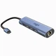 Адаптер Ethernet Aigo Type-C на RJ45, дротова мережева карта 100 Мбіт/с, конвертер мережевого кабелю, док-станція для ноутбука, концентратор USB-C, розширювальна док-станція R03C (металева) - изображение 10