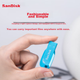 Флеш-накопичувач SanDisk 32 ГБ USB 3.2 CZ410, колір «крутий метелик», швидкість читання 100 МБ/с, компактний та портативний, захист паролем, ідеально підходить для бізнесу, офісу та навчання - изображение 5